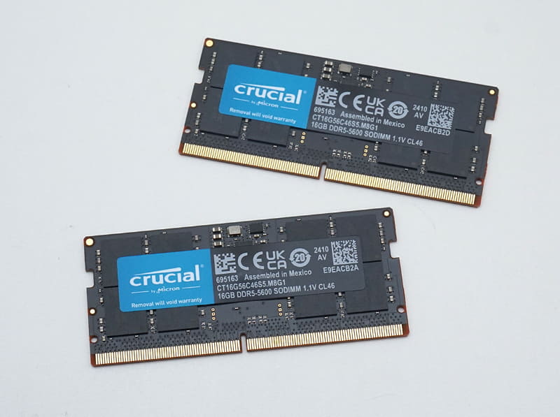 Micronの「crucial CT2K16G48C40S5」