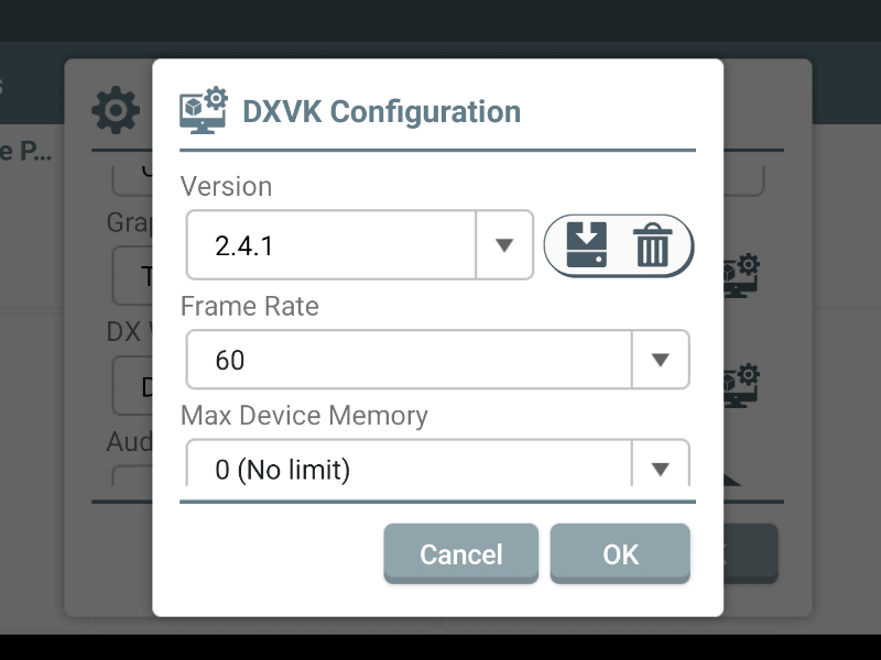 60FPSのほかに30FPS、120FPSが選べ、0(Uncapped)で上限なしに戻る