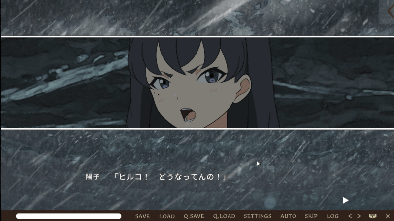 画面のような雨のエフェクトが表示されるシーンでは5FPSくらいになってしまう