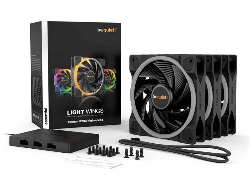 Light Wings 120mm PWM high-speed 3-Pack
