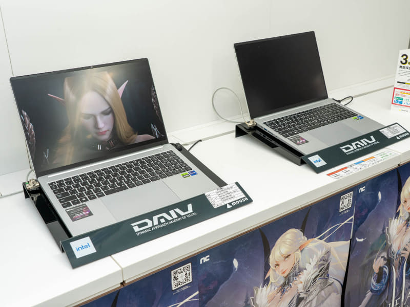 クリエイター向けブランドDAIVのデスクトップとノートPC