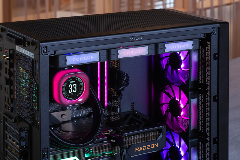 CORSAIRパーツとiCUEで冷却性と静音性を両立