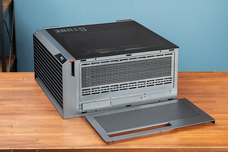 天面カバーも簡単に着脱可能