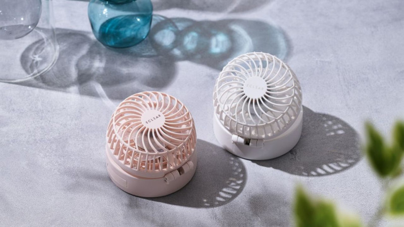 ミニファン ミラー付き