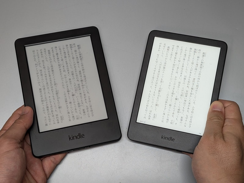 E Ink電子ペーパーにつきものなのが残像を消すための画面リフレッシュ。今回はKindleを例に、これらE Ink電子ペーパーの画面リフレッシュをはじめとした挙動が、新旧でどの程度差があるかをチェックする