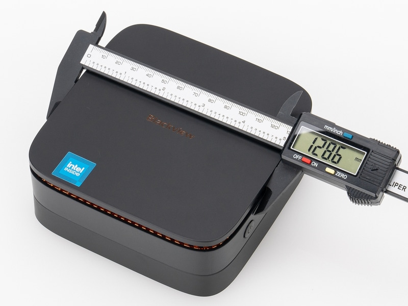 本体サイズは縦横ともに約128mm