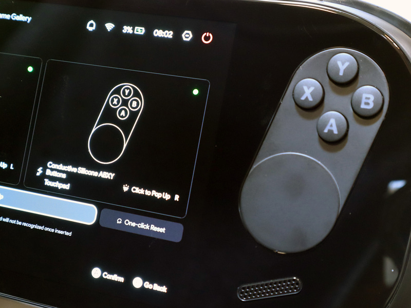 モジュールの向きなどについても、ソフトウェア側で正しく認識されているのが分かる