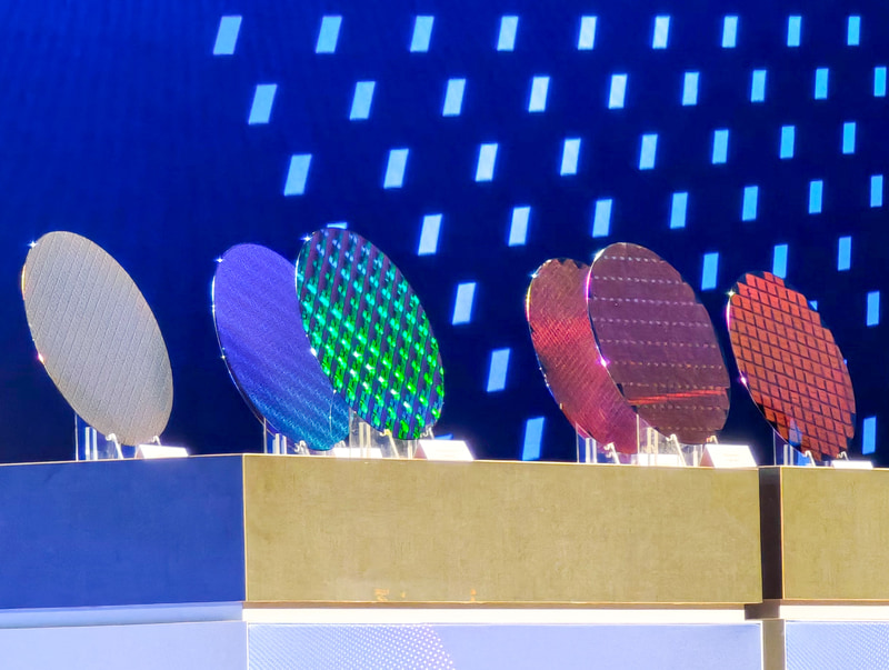 Intel Foundryのウェハ