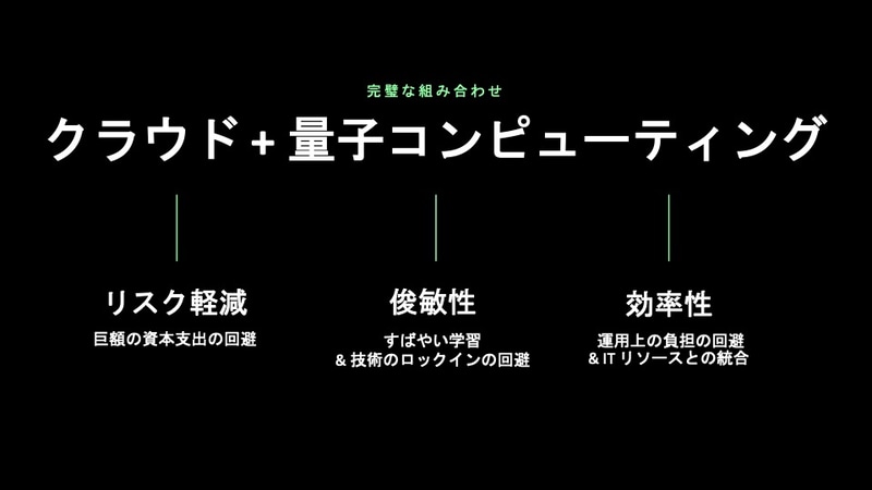 クラウドと量子コンピューティングはよい組み合わせだという