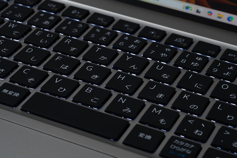 バックライトも装備