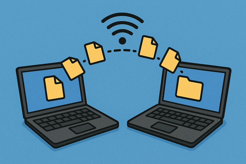 Windowsの「近距離共有」のイメージ