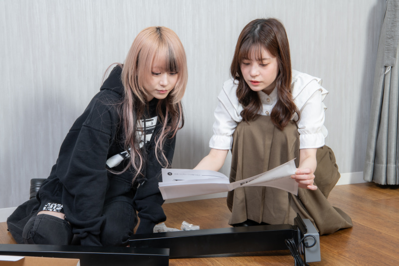 ねじにもいくつか種類があるので、間違えないように作業しよう