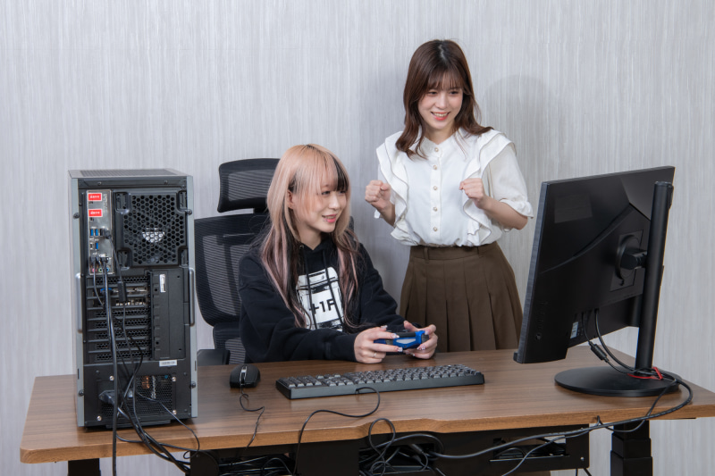 アケコンを使うのに最適なポジションに素早く切り替え