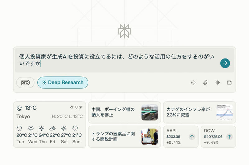 入力欄の下にある[Deep Research]を押すと有効になります。無料ユーザは1日5回まで、有料プランのユーザは回数無制限で利用できます