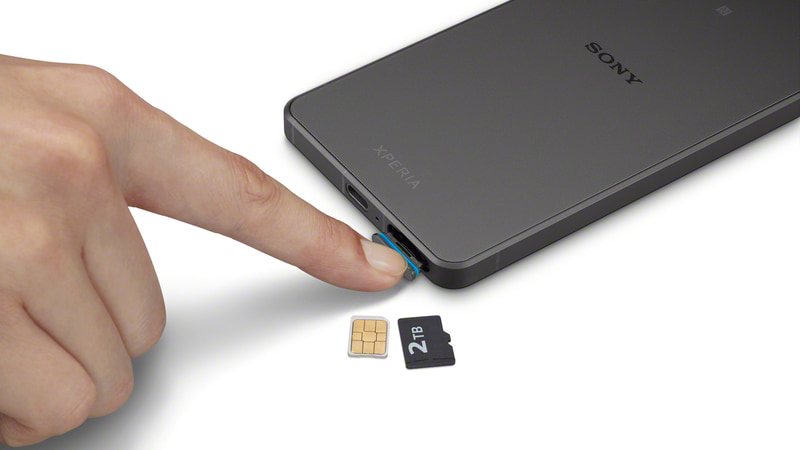 外部メモリとして最大2TBのmicroSDカードを搭載可能