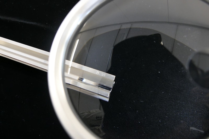 目盛り線がケガキされている