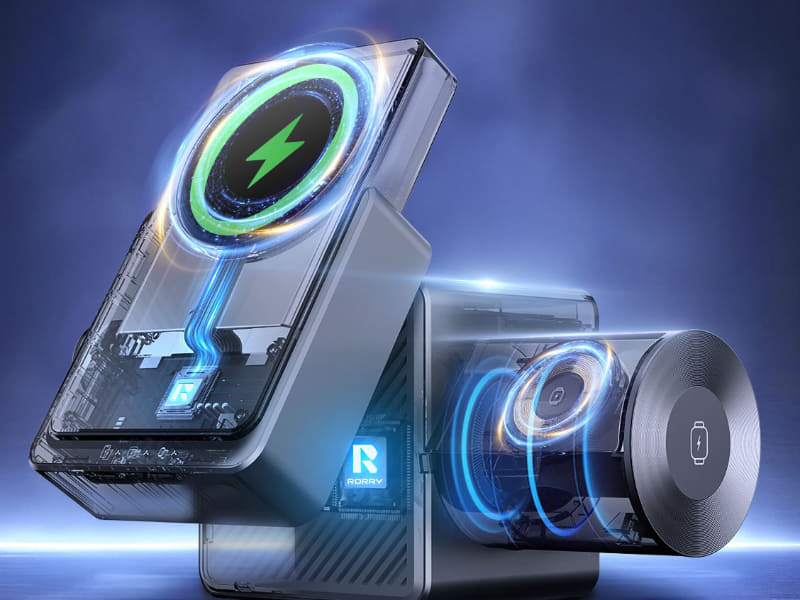 本体の4カ所から充電できる