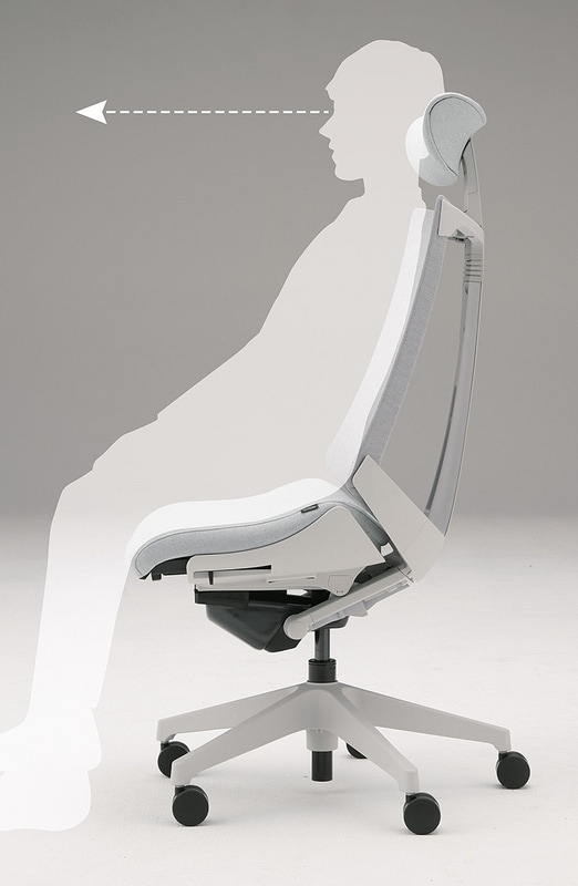 姿勢にかかわらず視線を前方に送れる