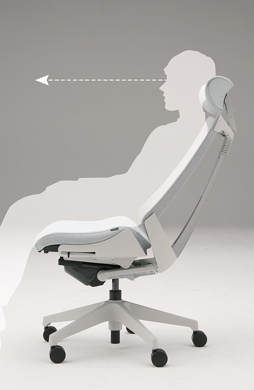 姿勢にかかわらず視線を前方に送れる