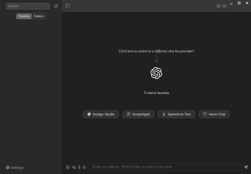 起動直後のWitsy