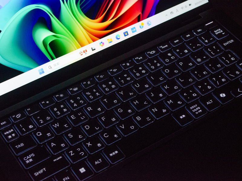 キーボードバックライトはOFF+2段階