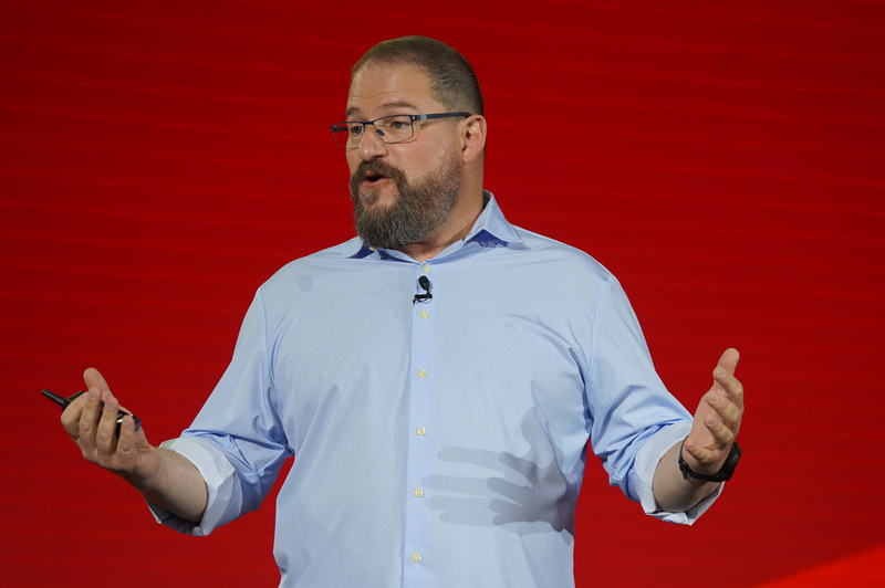 Qualcomm CEO クリスチアーノ・アーモン氏(昨年10月のSnapdragon Summitで撮影)