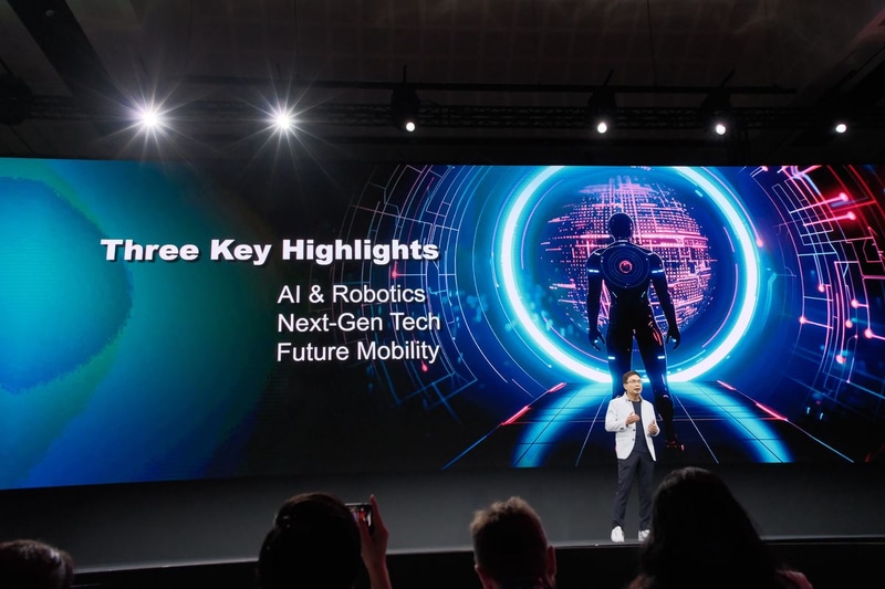 COMPUTEX 2025のフォーカスエリアを説明するJames C.F. Huang氏