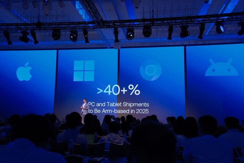 PCおよびタブレットにおいても40%以上がArmベースとなる見込みという