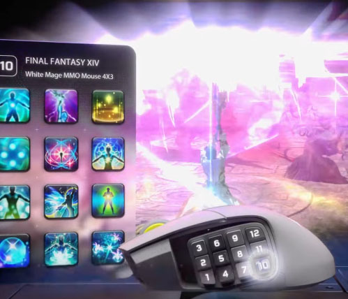 Scimitar Elite Wireless SEのサイドボタンをVirtual Stream Deckの各ボタンに割り当てられる