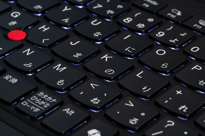 キーボードバックライトも装備