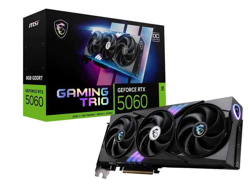 MSI GeForce RTX 5060 8G GAMING TRIO OC、実売価格6万4,800円前後