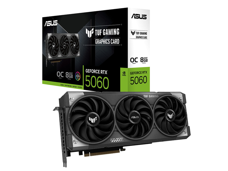 ASUS TUF Gaming GeForce RTX 5060 8GB GDDR7 OC Edition、実売価格6万6,980円前後