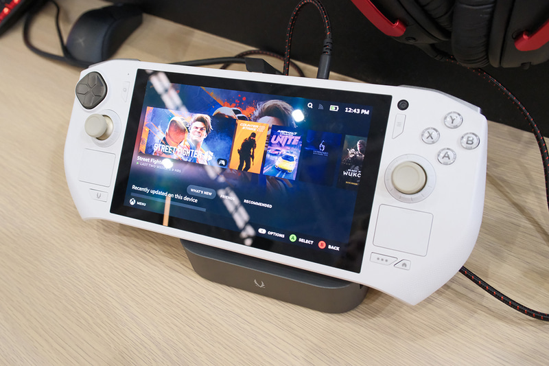 ゲームモード(Steam Gaming Mode)に切り替えた画面