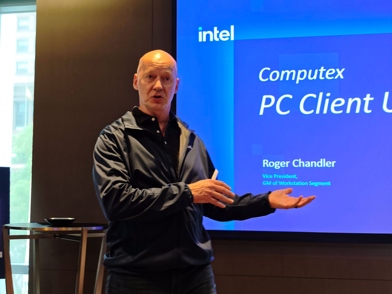 Intel 副社長 兼 ワークステーション事業部 事業部長 ロジャー・チャンドラー氏