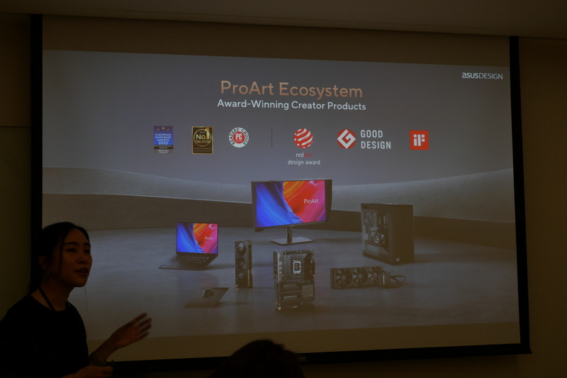 ProArtシリーズでは、ハードウェアとソフトウェアのシームレスな連携による優れたクリエイティビティの実現を重視してデザイン