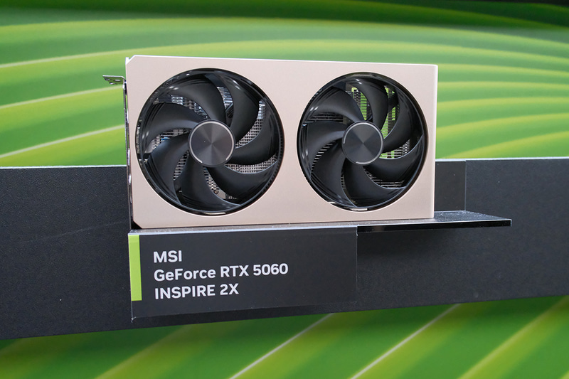 MSI「GeForce RTX 5060 INSPIRE 2X」