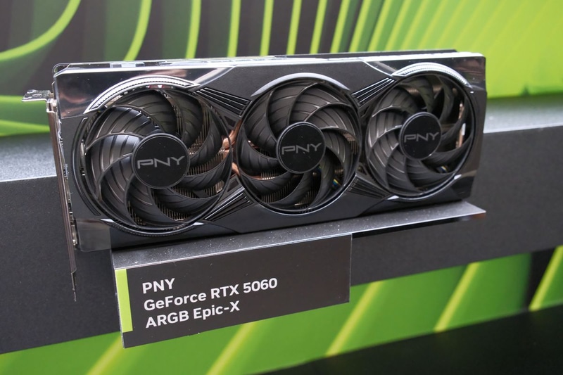 PNY「GeForce RTX 5060 ARGB Epic-X」