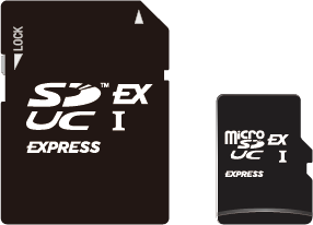 【図1】SD AssociationのSD Express製品ページより。とにかくどこかに「Express」表記がないと、仮にSDUCカードであってもSD Expressでの転送はできないことになる