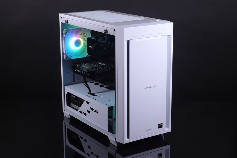 LEVEL-M8A6-LCR99X-RLX。ガラスパネルとRGB LEDを導入した新しいLEVEL∞ M-Class専用筐体を採用したミニタワーゲーミングPC