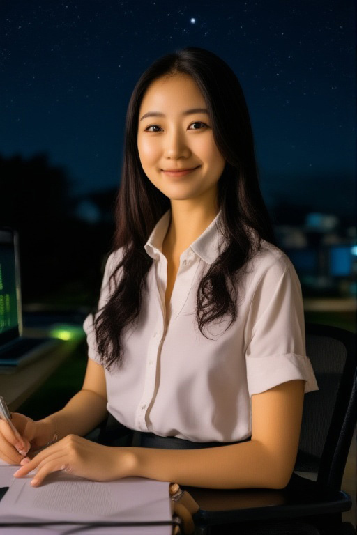 若干変わっているものの、一貫性を保ったまま夜になった