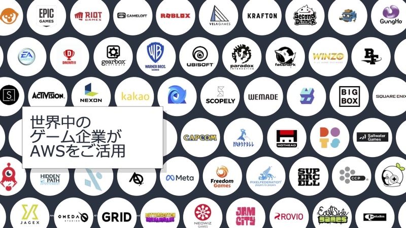 世界中のゲーム企業がAWSを活用
