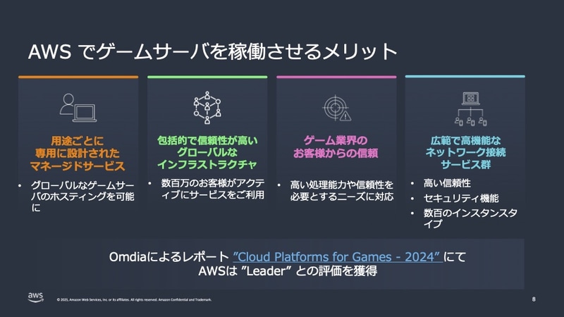 AWSでゲームサーバーを稼働させるメリット