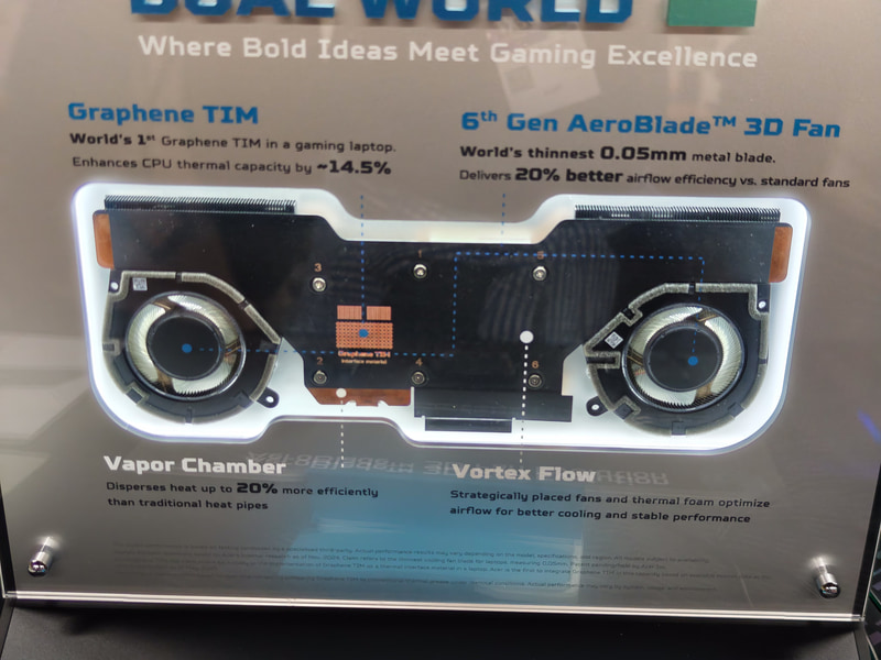 AcerのゲーミングノートPCに採用されている冷却モジュール