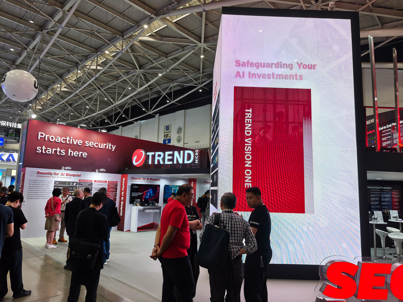 COMPUTEX 2025でのトレンドマイクロブース