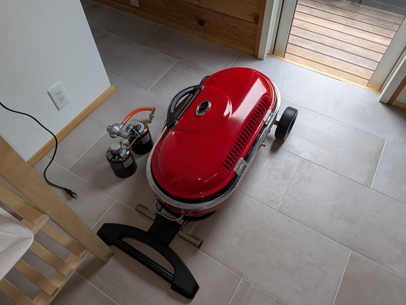 BBQ用のグリルもあるが、これはオプション料金がかかる