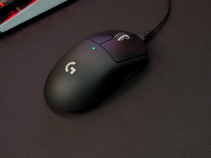 マウスはロジクール製「G Pro X SUPERLIGHT」