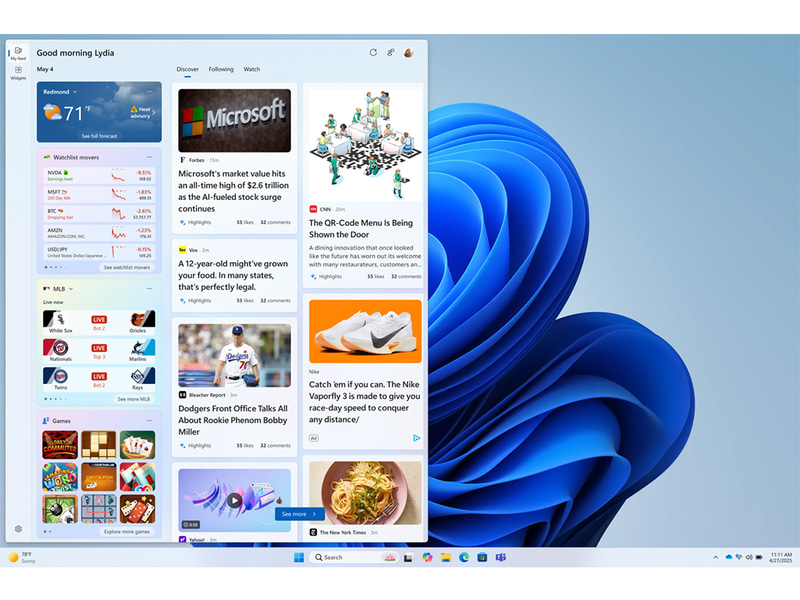 ウィジェット内で複数のダッシュボードが利用可能に