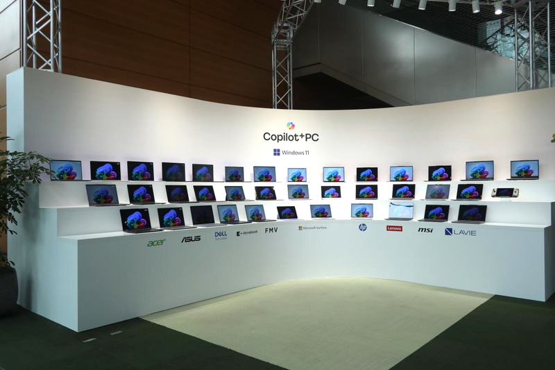 Copilot+ PC対応のPC製品