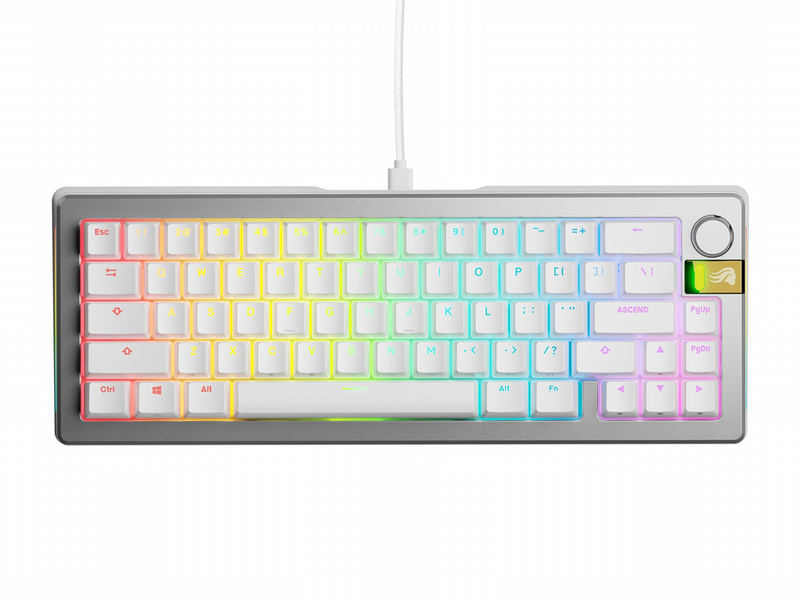 GMMK 3 PRO HE 65% Prebuilt Wired Silver US