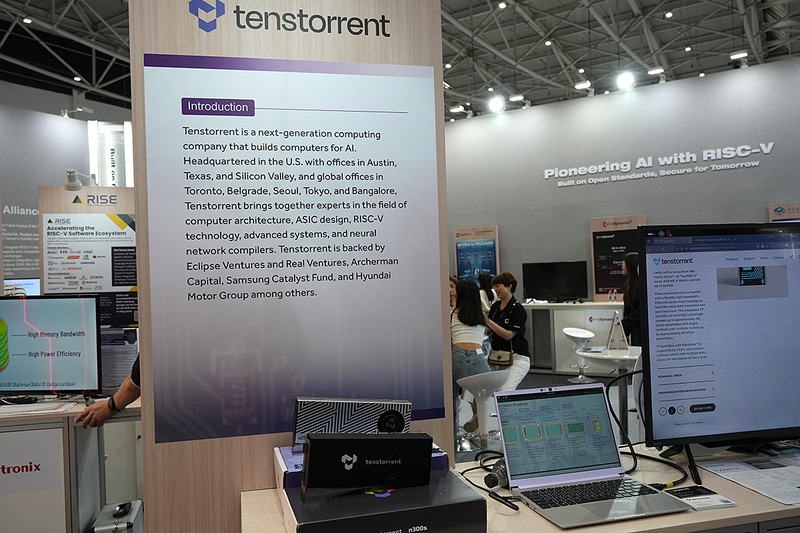RISC-Vのブースの中に展示があった